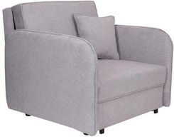 Zdjęcie Jednoosobowy fotel rozkładany do spania Ozi I - 24h, jasnoszary, popielaty Aston 16 - Błonie