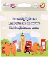 Zdjęcie Strigo Zakreślacz Eko Neon - Capybara, 4szt. (SSC504) - Łapy