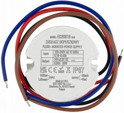 Zdjęcie Ecolight Zasilacz Dopuszkowy Fi60 24V Do Ledów Led 0,8A 20W (Ec20818) - Tarnów