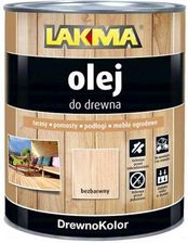 Zdjęcie Lakma Drewnokolor Olej do Drewna Ochronno Dekoracyjny Bezbarwny 2,5L - Gryfino