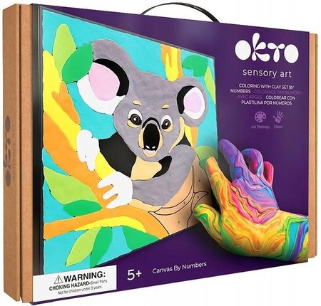 Okto Malowanie Po Numerach Dla Dzieci Osiem Lat Kolorowanka Koala Komplet