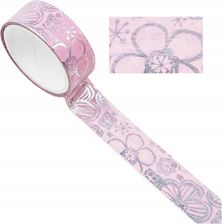 Zdjęcie Różowa Tasiemka Do Scrapbooking Ozdobna Taśma Do Prac Plastycznych Meshu - Gniew