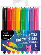 Zdjęcie Kidea Wyprawka Szkolna Do Klasy 5 Opakowanie Kredek Kredki Żelowe Kotki - Syców