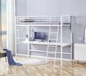 Halmar Łóżko Piętrowe Dolce Z Biurkiem I Organizerem 90X200Cm Biały Klasyczny/Nowoczesny/Dziecięcy Pokój Dziecięcy (Vchdolcelozbiały)
