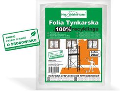 Zdjęcie Blue Dolphin Folia Tynkarska Transparentna Odporna na Rozdarcia 4m x 5m - Leżajsk