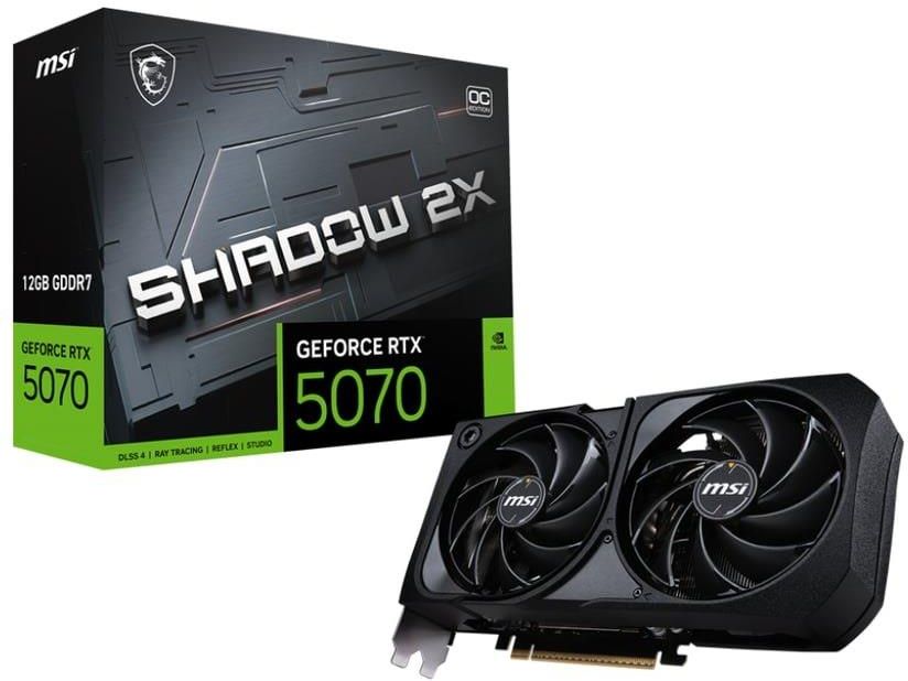 Msi GeForce RTX 5070 12G SHADOW 2X OC NVIDIA 12 GB GDDR7