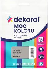 Zdjęcie Dekoral Tester Próbnik Farby Szara Eminencja 40ml - Błażowa