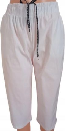 SPODNIE GUMKOWE Spodenki Za Kolano Mega Elastyczne BIAŁE 6/7XL