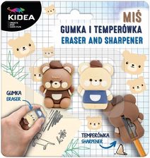 Zdjęcie Kidea Szkolne Gumki Do Mazania Gumka Myszka Ścierania I Temperówka Miś - Śrem