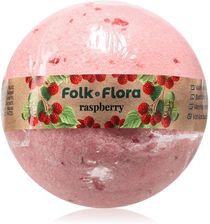 Zdjęcie Folk & Flora Raspberry Kula Do Kąpieli 130g - Puszczykowo