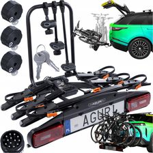 Zdjęcie Aguri Bagażnik Rowerowy Na Hak 3 Rowery Active Bike Pro 53003 - Bartoszyce
