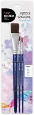 Zdjęcie Kidea Kreatywne Pędzle Do Malowania Obrazów Pędzelki Szkoły 3Szt. Lux - Barwice