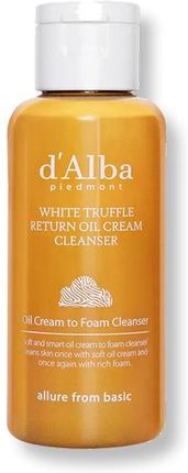 D'Alba White Truffle Return Oil Cream Cleanser Dwuetapowy Kosmetyk do Demakijażu 65ml