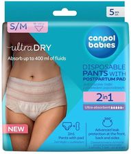 Canpol Babies Majtki Poporodowe 2W1 Z Podkładem S/M