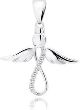 Zdjęcie Magar Silver Srebrna zawieszka skrzydła z nieskończonością SL-Z1735CR-W  - Skwierzyna