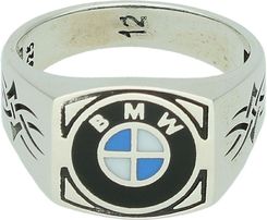 Zdjęcie Diament Pierścionek męski srebrny BMW 925 DIA-PRS-13029-925 7,57 g 1,5 × 1,4 cm - Toruń
