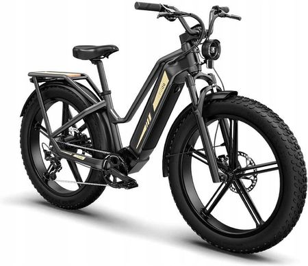 Rower elektryczny typu fatbike Fiido Titan z grubymi oponami