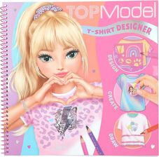 Zdjęcie Depesche Top Model Szablony Kolorowanka Z Naklejkami T-Shirt 13585 - Dobrzyca