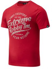 Zdjęcie Extreme Hobby T-Shirt Męski Wheel Czerwone - Wrocław