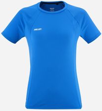 Zdjęcie Millet Koszulka Damska Z Krótkim Rękawem Fusion Active Fit Polartec Power Dry Niebieskie - Białogard