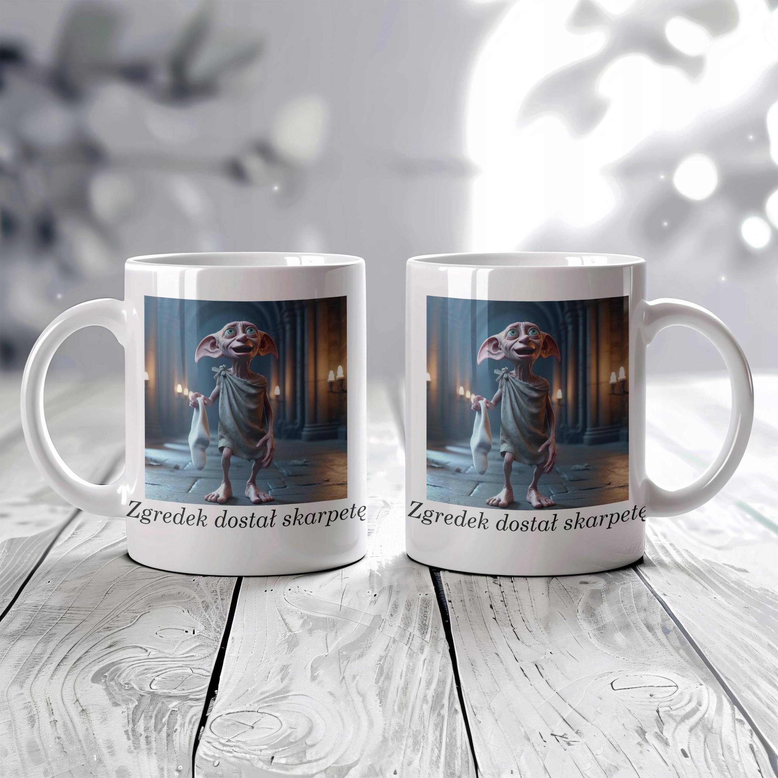 Kubek Harry Potter Kubek Dla Fana Harrego Pottera Kubek Zgredek Kubek Harry Potter Kubek Dla Fana Harrego Pottera Kubek Zgredek