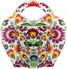 Zdjęcie Duo Kubek Porcelanowy W Koszyczku 350ml Łowicz Seria Crocus - Chodecz