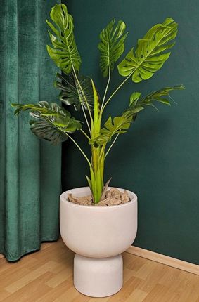 Sztuczne kwiaty Monstera sztuczna rolina wys. 110 cm w doniczce do salonu  (6370) - Opinie i atrakcyjne ceny na Ceneo.pl