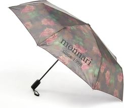 Zdjęcie Parasol Damski Monnari – Ciemne Kwiaty, Automatyczny - Lipsk