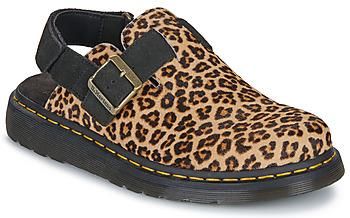 Chodaki Dr. Martens Jorge II Mule Light Tan+Black Leopard - Ceny i