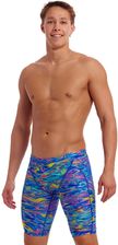 Zdjęcie Funky Trunks Spodenki Do Pływania Jammery Stir Crazy Niebieskie - Tychy