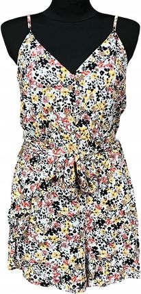 Garcia Kombinezon z Krótkimi Spodenkami Lekki Wygodny Kolorowy w Kwiaty M