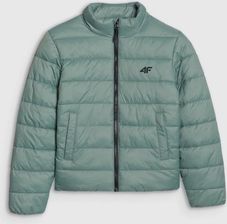 Zdjęcie Chłopięca kurtka puchowa pikowana 4F 4FJWSS25TDJAM520 - zielona - Oława