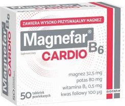 Zdjęcie Magnefar B6 Cardio 50tabl. - Tarnogród