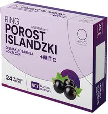 Zdjęcie Ring Healthcare Porost Islandzki + Wit. C 24past. - Sułkowice