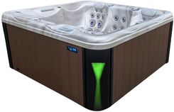 Jacuzzi Hydrosan Wanna Spa Ogrodowe Z Hydromasa�em 4-Osobowa 200X200cm Cappuccino Obudowa Kawa Spa566