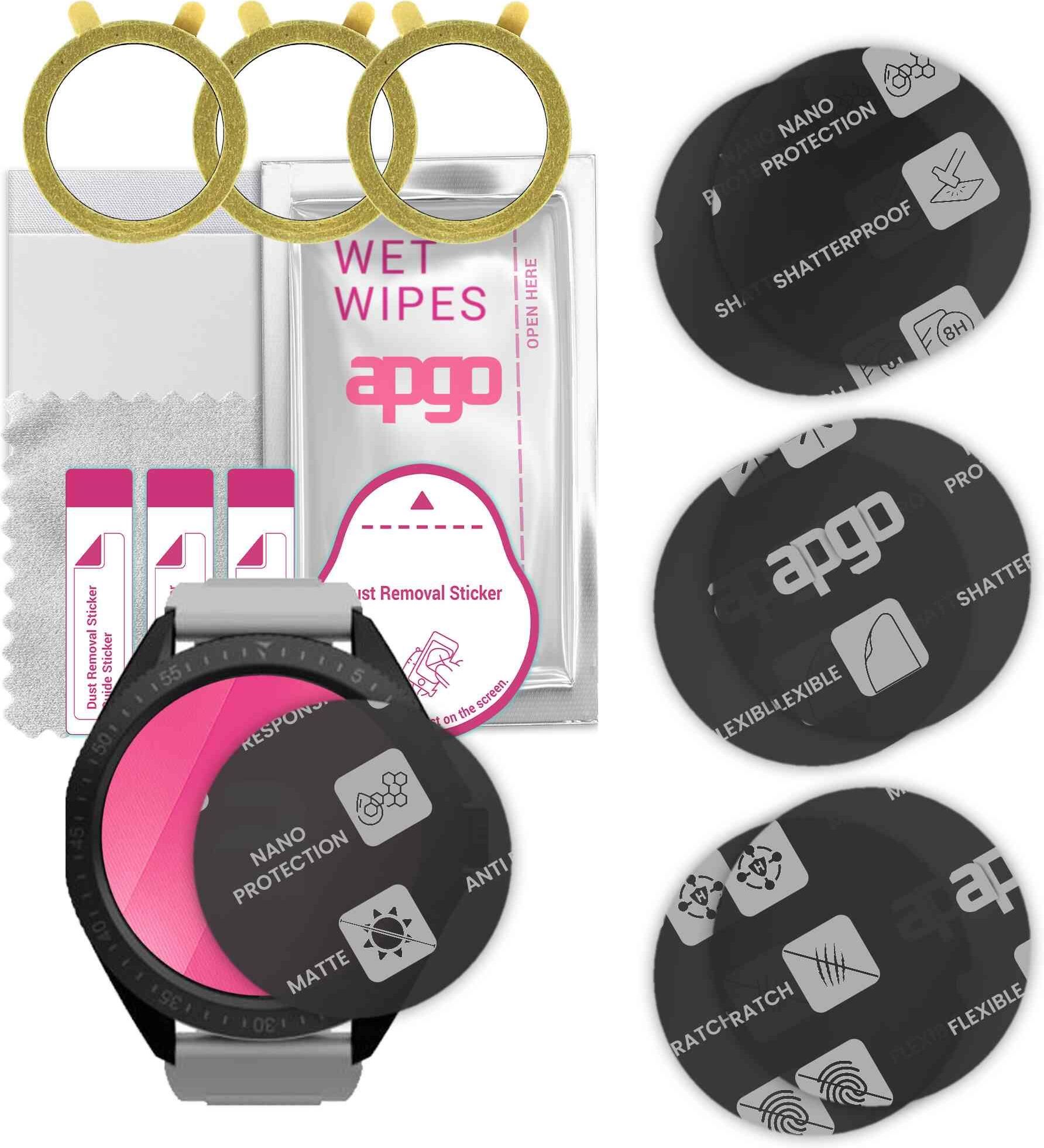 Apgo 6x Szkło Hybrydowe MATOWE do Techmade Rocks 2, zamiennik