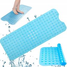 Zdjęcie MATA ANTYPOŚLIZGOWA DO WANNY ŁAZIENKOWA PRYSZNIC DUŻA 100x40 DYWANIK GUMA - Milanówek