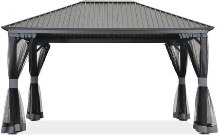 Garden Point Metalowa Altana Sardynia 3X3 Z Moskitierą Beż Gap1154
