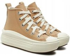 Zdjęcie converse Trampki Chuck Taylor All Star Move Platform Leather A09262C Beżowy - Krośniewice