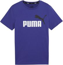 Zdjęcie Koszulka t-shirt dziecięca dla chłopca bawełna granatowa logo PUMA - Dobrzyń nad Wisłą