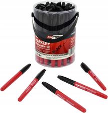 Zdjęcie Aw Marker Czarny Cienki Budowlany Permanentny Zestaw Markerów 45szt. W Pudełku - Wasilków