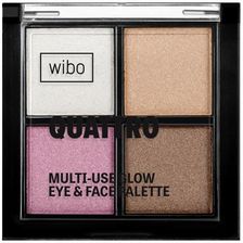 Zdjęcie Wibo Quattro Multi-Use Glow Palette Wielozadaniowa Paleta Rozświetlająca Do Twarzy I Ciała 6G - Gryfino