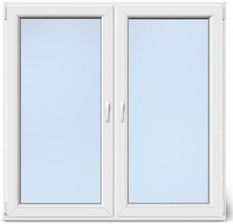 Zdjęcie Okno PCV Plastikowe Typowe 2 Szybowe Białe Od Ręki 1465 x 1435 - Śrem