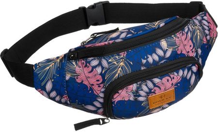 Praktyczna, miejska nerka damska z poliestru zamykana suwakiem - Rovicky