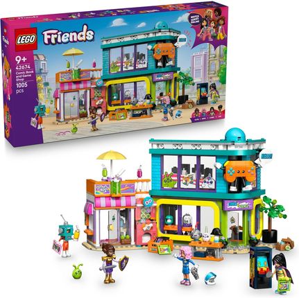 LEGO Friends 42674 Sklep z grami i komiksami