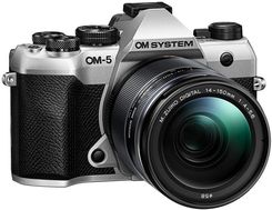 Zdjęcie OM System OM-5 Mark II  | Srebrny  + OM System 14-150 mm f/4.0 -5.6 II  - Jedwabne