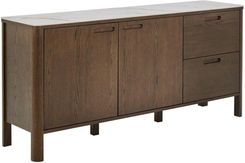 Zdjęcie Kredens Southampton 160 cm, dąb dymiony i blat ceramiczny (24618) - Reszel