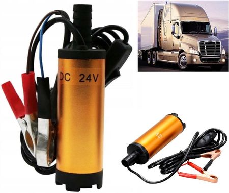Elektryczna Pompka Do Spuszczania Paliwa Ropy Oleju Wody 24V Pompa Mocna