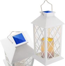 Zdjęcie Lumiled Lampa Solarna Ogrodowa Led Stojąca Lirio 2 Ip44 Biała - Tarnów