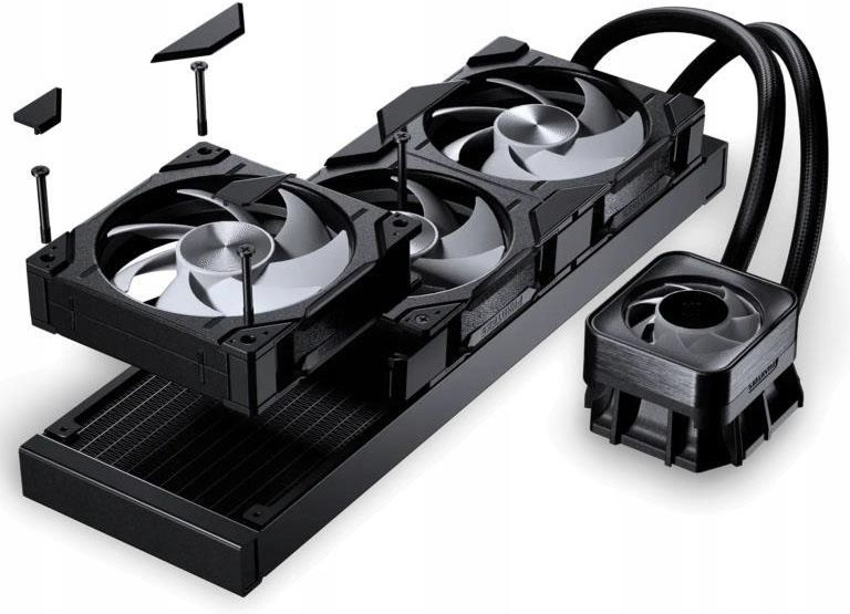 фото Водяное охлаждение Phanteks Glacier One 360 D30 X2 ARGB Black (PH-GO360D30_DBK02)